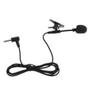 Mini Wired 3.5mm Jack Collar Lapel Clip-on Teaching Speech Guide Microphone