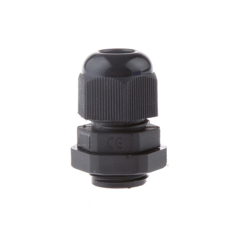 10X 4-8mm Durable PG9 Black IP68 Waterproof Cable Gland Adaptor Connector