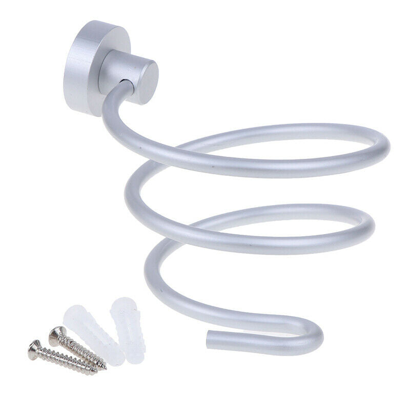 Aluminum Blow Hair Dryer Holder Wall Bathroom Stand Home Accessori3C