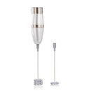 Electric Handheld Milk Frother Foamer Egg Beater Double Spring Triple Sprin C7I9