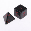 Pack Of 10 Polyhedral Dice For  DND Math Teaching Red