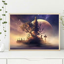 5D DIY Full Drill Diamond Painting Fantasy Tree Cross Stitch Embroidery Kit