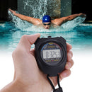 Handheld Digital LCD Chronograph Sports Counter Stopwatch Timer Stop Watc Dxyc