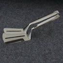 Stainless Steel Barbecue BBQ Tong Meat Bread Food Clamp Kitchen 26*7.2cm HOT