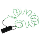 2x Luminescent Neon LED Soft Lights Glow EL Wire String 5 Meters