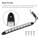 2 Pcs Red Green Navigation 9Led Marine Bow Boat Car 12V Yacht Pontoon Brigh