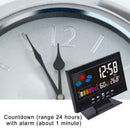 Projection Digital Alarm Clock Snooze Weather Thermometer LED LCD Color D3E0