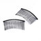 5pcs Fork Comb Fine Tooth Wedding Decoration Bride Hair Accessory (Black) A#S