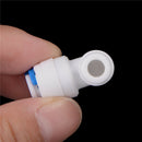 5Pc 1/8" Male Thread - 1/4" OD Tube PE Pipe Fitting Hose Elbow Quick ConnectorSP