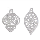 2pcs Conch Lantern Cutting Die Stencil Scrapbook Embossing Folder DIY Craft A