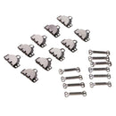 20 Sets Metal Sewing Hooks and Eyes Closure for Trousers Skirt Dress Crafts