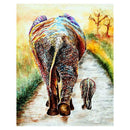 5D DIY Full Drill Diamond Painting Elephant Cross Stitch Embroidery Mosaic
