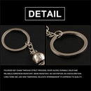 Creative metal badminton key chain three-dimensional badminton tournament s Z2J1