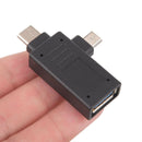USB 3.1 2-in-1 Type-C&Micro USB to USB 3.0 / 2.0 Female OTG Adapter ConvertorTEU