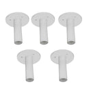 Pack Of 5 Rubber Dual Purpose Golf Driving Range Tees Home Range Tee White