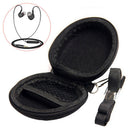 Black Carrying Hard Case Storage Bag Hold for Earphone Headphone Headset Earbuds