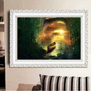 5D DIY Full Drill Diamond Painting Sunrise Boat Cross Stitch Embroidery Kit