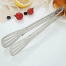 Stainless Steel Steak Salad Bread BBQ Buffet Roast Food Tongs Clip Kitchen Clamp