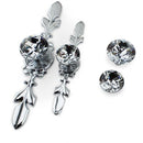 25mm Diamond Crystal Glass Knob Pull Handle For Door Cabinet Cupboard Drawer
