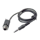 6.35mm Endpin Output Jack Plug Cable 3.5mm Plug Cable for Acoustic Guitar EQ