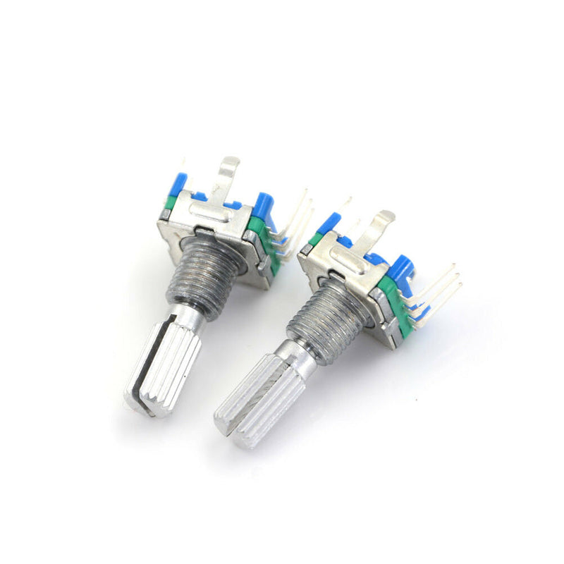 5X EC11 Rotary Encoder Audio Digital Potentiometer 5P with Switch 20mm Handle Gw