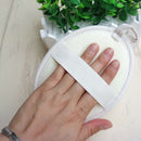 4pcs/lot 11x15CM white Oval Natural Loofah Shower Brush Exfoliating Shower  Z5J9