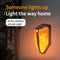 LED Solar Wall Light Waterproof Human Body Induction for Outdoor Decoration A#S