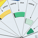 Professional Tattoo Nail Pigment 12Color Three-tier Wheel Paper Card SuppJ Kw