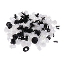 100Pieces Car Body Interior Rivet Retainer Fastener Clip for Citroen Peugeot
