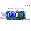 Micro Usb Digital Lcd Display Time Delay Relay Module Dc 6-30V Control Mult