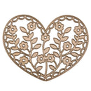 DIY Carbon Steel Heart-shaped Flower Cutting Dies Stencil Album Craft Gift
