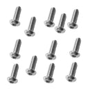 12 Pieces Hex Socket Cap Bolt Screw Stainless Steel Kayak Pad Eye Accessorie
