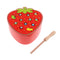 Catch Insect Game Toys Set, 10 Worms, Gift for Kids 3+,Strawberry