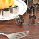 26pcs Set Biscuit Mould Stainless Steel Cookie DIY Baking Tool Home Kitchen