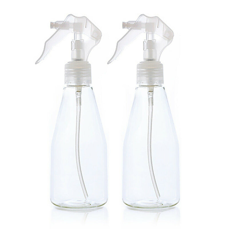 2pcs 200ml Spray Bottle Water Fine Mist Sprayer Hairdressing Refillable Pot
