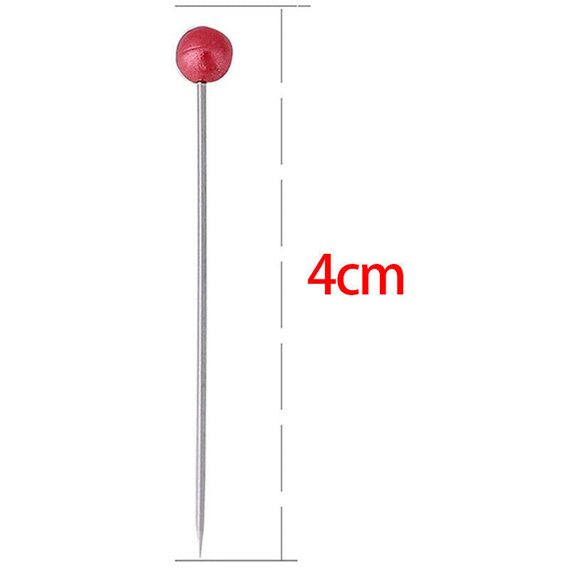 1.5 Inch Color Dressmaker Pins with Pearlized Ball Head Sewing Pins Straigh E6G5