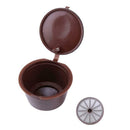 Plastic Coffee Filters Refillable Reusable Capsule Cup for Dolce Gusto A