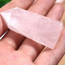 Clear Quartz Crystal Wand Point Mineral Stone Healing For Home Decor 40-50mm