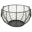 Iron Egg Storage Basket Snack Fruit Basket Creative Collection Ceramic HenB P5I8