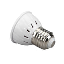 2pcs 8W AC110V E27 LED Bulb 80LEDs 2835 SMD Lamp Spotlight (Cool White)