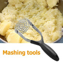 Manual Potato Mud Masher Stainless Steel Vegetable Fruits Kitchen Accessory
