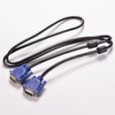 Male To Male 15 PIN 1.5M SVGA VGA Cord Extension Cable for Monitor PC TV ^