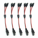 5 PCS 1 TO 2 SAE Power Automotive Extension Cable 18AWG 300mm