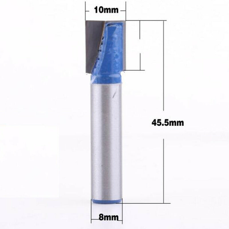 2 Pieces 8mm Router CNC Engraving Woodworking V Groove 8mm(5/16 Inch) Shank