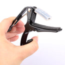 Classic Guitar Quick Change Clamp Key Capo For Acoustic Electric Guitar Black