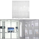 For Phone & Tablet Holder Waterproof Clear Shower Curtain Liner with P ARN CDC