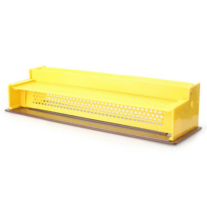 Plastic Bee Pollen Trap Collector For Apiculture Beekeeping Tools Beehive Yellow