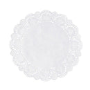 100 Pieces white Lace Round Doilies Cake Packaging Pads Wedding Tableware D