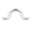 6x 10mm Trailer Solid Brushed Rope Tie Horse Cargo RV Boat D-Ring Loop, 316
