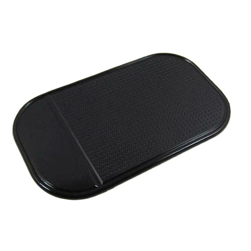Car Dashboard Sticky Pad Anti Slip Cell Phone Key Holder Mat Black/White